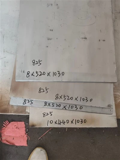 صفحه آلیاژی 825 – 520 × 1030 × 8 میلی متر