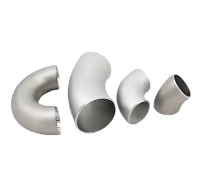 ASME B16.9 MSS-SP-43 304 316 فولاد ضد زنگ 1.5 بعدی با شعاع بزرگ 45 درجه زانویی 90 درجه