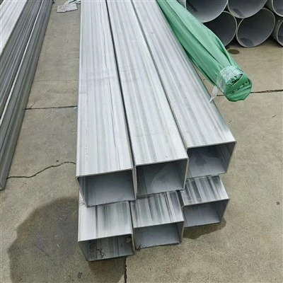 لوله جوش داده شده مربعی فولاد ضد زنگ 200×200×6mm